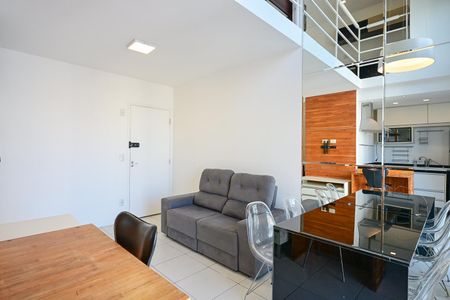 Sala de apartamento para alugar com 1 quarto, 50m² em Vila Andrade, São Paulo