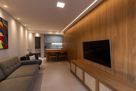 Sala de apartamento para alugar com 3 quartos, 89m² em Barra Funda, São Paulo