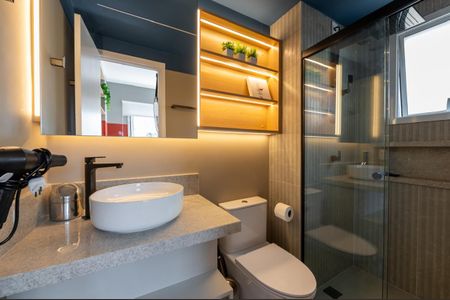 Studio à venda com 24m², 1 quarto e sem vaga Studio à venda com 24m², 1 quarto e sem vagaBanheiro