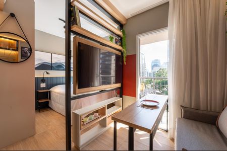 Studio à venda com 24m², 1 quarto e sem vaga Studio à venda com 24m², 1 quarto e sem vagaSala