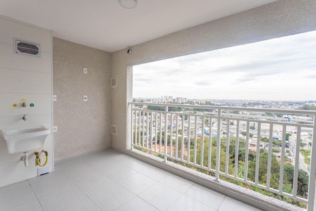 Varanda de apartamento à venda com 2 quartos, 43m² em Conceição, Diadema