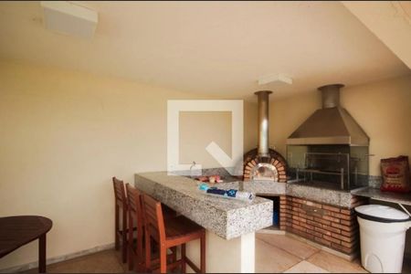 Área comum - Churrasqueira de apartamento para alugar com 2 quartos, 59m² em Vila Caraguata, São Paulo