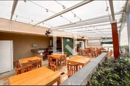 Área comum - Churrasqueira de apartamento para alugar com 2 quartos, 59m² em Vila Caraguata, São Paulo