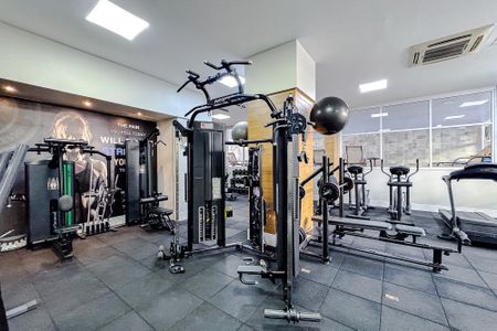 Apartamento à venda com 126m², 3 quartos e 2 vagas Apartamento à venda com 126m², 3 quartos e 2 vagasÁrea comum - Academia