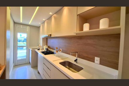 Cozinha de apartamento à venda com 3 quartos, 86m² em Jardim America, São Leopoldo