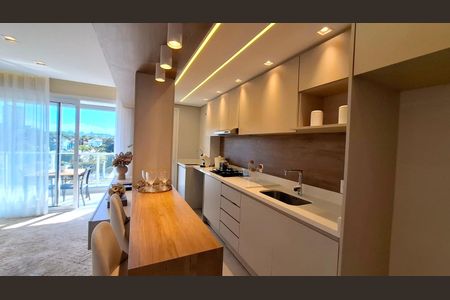 Cozinha de apartamento à venda com 3 quartos, 86m² em Jardim America, São Leopoldo