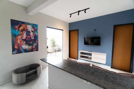 Sala/Cozinha de apartamento para alugar com 1 quarto, 80m² em Vila Santa Catarina, São Paulo