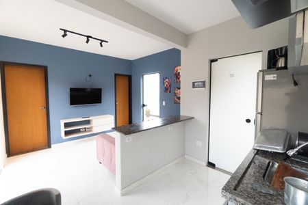 Sala/Cozinha de apartamento para alugar com 1 quarto, 80m² em Vila Santa Catarina, São Paulo