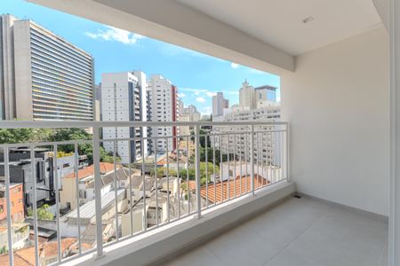 Apartamento para alugar com 25m², 1 quarto e sem vagaSacada