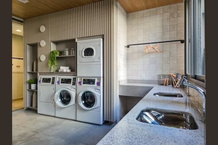 Apartamento à venda com 25m², 1 quarto e sem vaga Apartamento à venda com 25m², 1 quarto e sem vagaLavanderia
