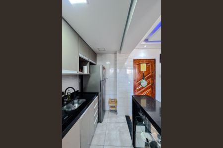 Cozinha de apartamento à venda com 1 quarto, 28m² em Brás, São Paulo