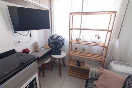 Apartamento para alugar com 25m², 1 quarto e sem vaga Apartamento para alugar com 25m², 1 quarto e sem vagaSala, cozinha e área de serviço