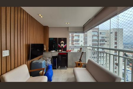 Sala de apartamento à venda com 2 quartos, 90m² em Vila Apiai, Santo André