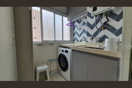 Lavanderia de apartamento à venda com 2 quartos, 90m² em Vila Apiai, Santo André