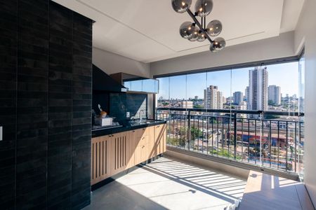 Varanda da Sala de apartamento à venda com 2 quartos, 73m² em Jardim Independência (são Paulo), São Paulo
