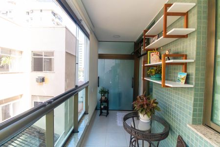 Varanda da Sala de apartamento à venda com 3 quartos, 120m² em Icaraí, Niterói