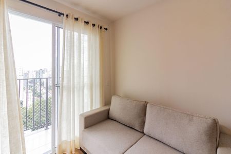 Sala de apartamento para alugar com 1 quarto, 27m² em Campo Belo, São Paulo