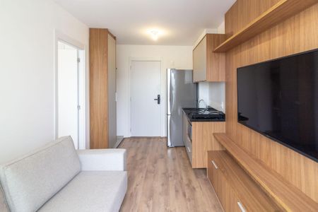 Sala de apartamento para alugar com 1 quarto, 27m² em Campo Belo, São Paulo