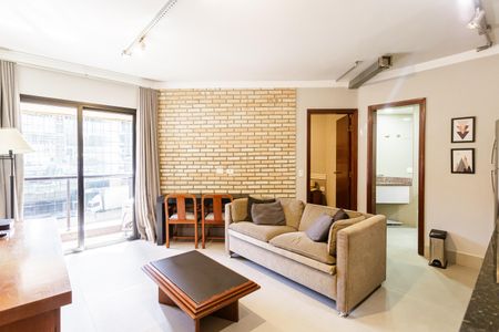 Sala de apartamento para alugar com 1 quarto, 50m² em Jardim Paulistano, São Paulo