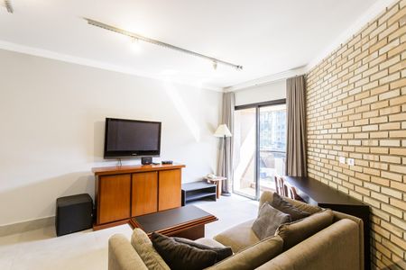 Sala de apartamento para alugar com 1 quarto, 50m² em Jardim Paulistano, São Paulo
