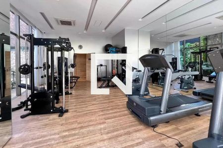 Apartamento para alugar com 55m², 1 quarto e 1 vaga Apartamento para alugar com 55m², 1 quarto e 1 vagaÁrea comum - Academia