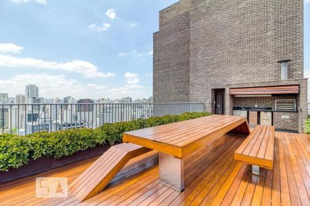 Apartamento para alugar com 55m², 1 quarto e 1 vaga Apartamento para alugar com 55m², 1 quarto e 1 vagaÁrea comum - Churrasqueira