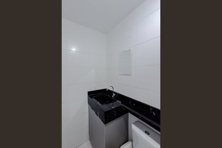 Banheiro da Suíte de apartamento à venda com 1 quarto, 29m² em Jardim da Gloria, São Paulo