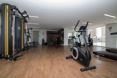 Apartamento para alugar com 58m², 2 quartos e 1 vaga Apartamento para alugar com 58m², 2 quartos e 1 vagaÁrea Comum - Academia