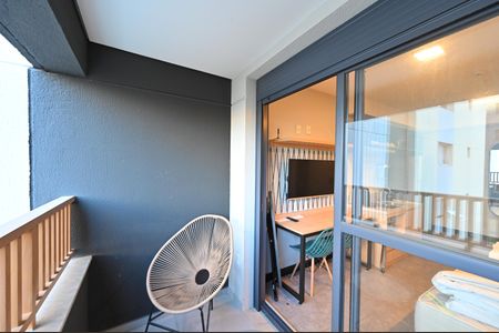 Studio para alugar com 29m², 1 quarto e sem vagaVaranda