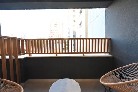 Studio para alugar com 29m², 1 quarto e sem vagaVaranda