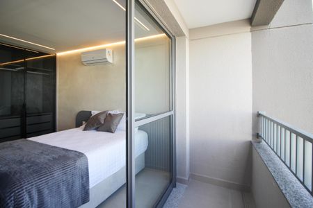 Studio para alugar com 28m², 1 quarto e sem vagaVaranda