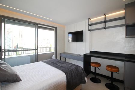 Studio para alugar com 28m², 1 quarto e sem vagaSuíte 