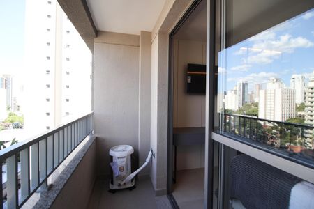 Studio para alugar com 28m², 1 quarto e sem vagaVaranda