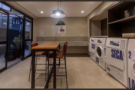 Apartamento para alugar com 28m², 1 quarto e 1 vagaLavanderia
