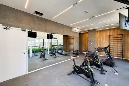 Studio para alugar com 22m², 1 quarto e sem vaga Studio para alugar com 22m², 1 quarto e sem vagaÁrea comum - Academia