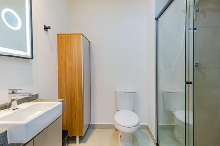 Studio para alugar com 22m², 1 quarto e sem vaga Studio para alugar com 22m², 1 quarto e sem vagaBanheiro