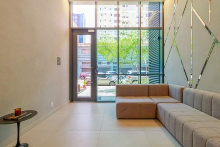 Studio para alugar com 22m², 1 quarto e sem vaga Studio para alugar com 22m², 1 quarto e sem vagaHall social