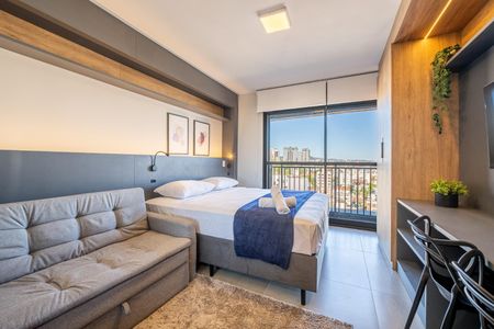 Studio para alugar com 26m², 1 quarto e 1 vagaQuarto
