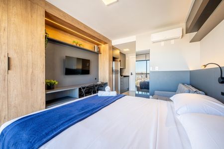 Studio para alugar com 26m², 1 quarto e 1 vagaQuarto