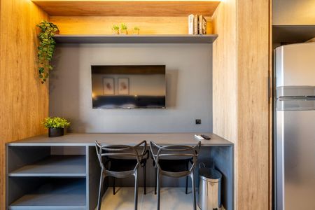 Studio para alugar com 26m², 1 quarto e 1 vagaQuarto