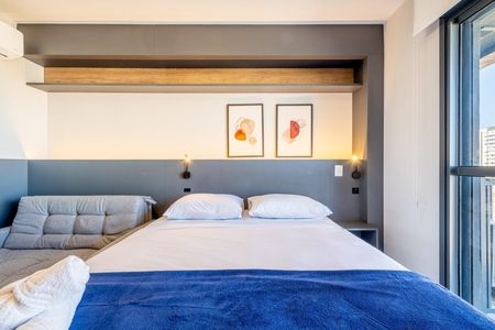 Studio para alugar com 26m², 1 quarto e 1 vagaQuarto