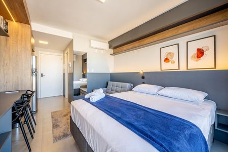 Studio para alugar com 26m², 1 quarto e 1 vagaQuarto