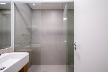 Studio para alugar com 26m², 1 quarto e 1 vaga Studio para alugar com 26m², 1 quarto e 1 vagaBanheiro