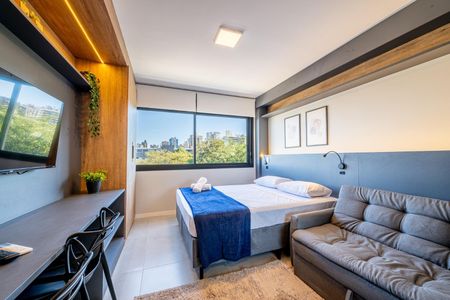 Studio para alugar com 26m², 1 quarto e 1 vagaQuarto