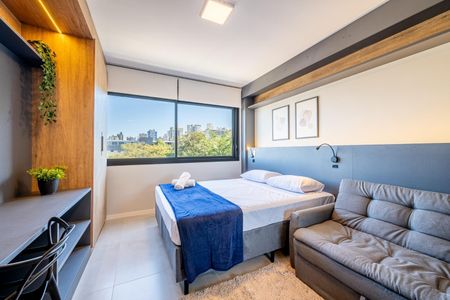 Studio para alugar com 26m², 1 quarto e 1 vagaQuarto