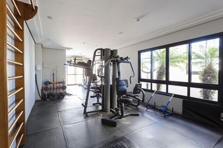 Apartamento para alugar com 33m², 1 quarto e 1 vaga Apartamento para alugar com 33m², 1 quarto e 1 vagaÁrea comum - Academia