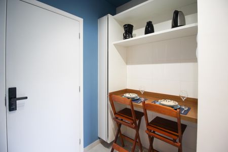 Studio para alugar com 25m², 1 quarto e sem vaga Studio para alugar com 25m², 1 quarto e sem vagaCozinha