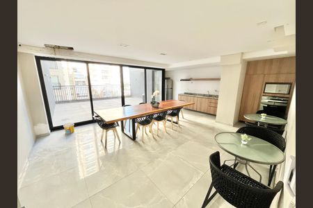 Studio à venda com 27m², 1 quarto e sem vaga Studio à venda com 27m², 1 quarto e sem vagaÁrea gourmet