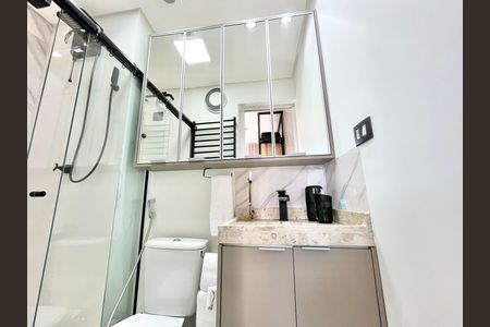 Studio à venda com 27m², 1 quarto e sem vaga Studio à venda com 27m², 1 quarto e sem vagaBanheiro