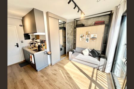 Sala/Quarto/Cozinha de kitnet/studio à venda com 1 quarto, 27m² em Santana, São Paulo
